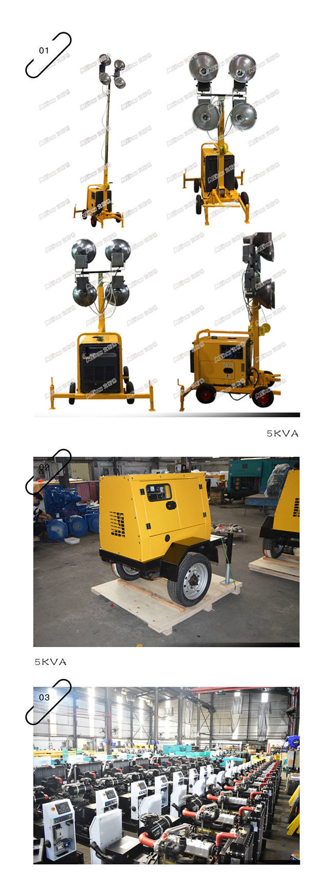 latest company news about Air Cooled 76m 60HZ Portable Generator Light Tower , Diesel Generator Light Tower  0