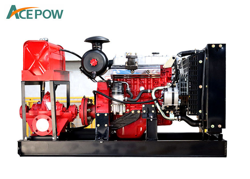 Single Stage 6 Inch 310KW Generator Powered Water Pump