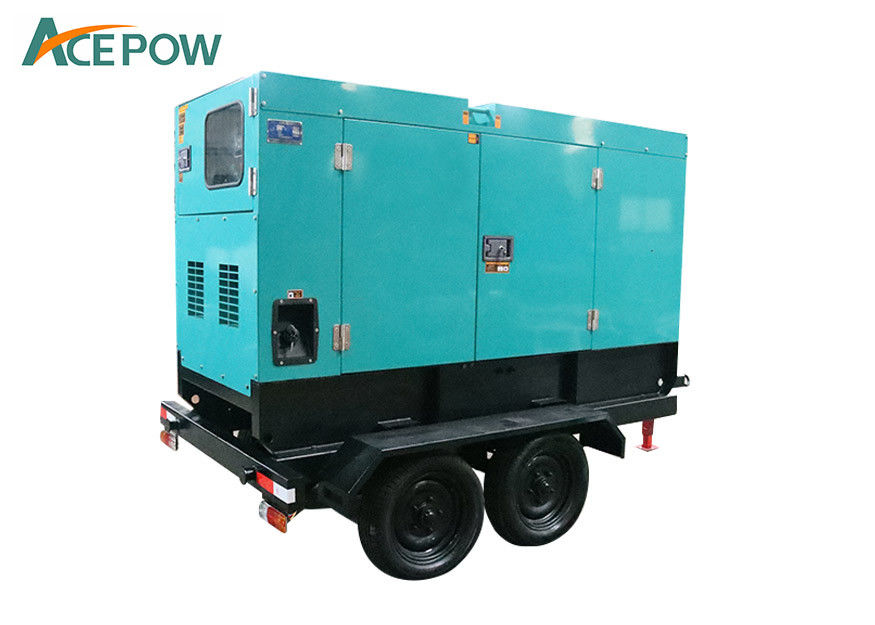 Water Cooled 1500RPM 106KVA Mobile Genset Trailer