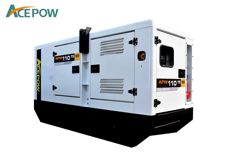 buy Soundproof 106 KVA 85KW 240 Volt 3 Phase Generator online manufacturer