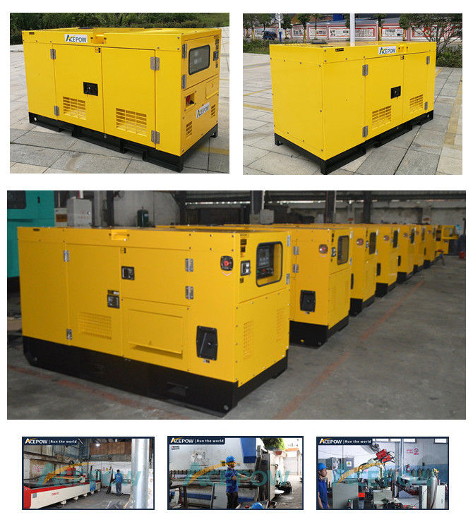 Four Stroke 30KVA 24KW Canopy Diesel Generator 0