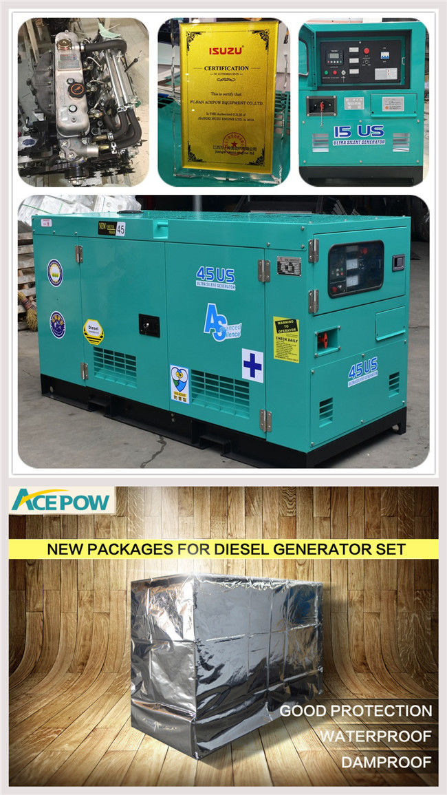 3 Phase 40KVA 230V Canopy Diesel Generator 0