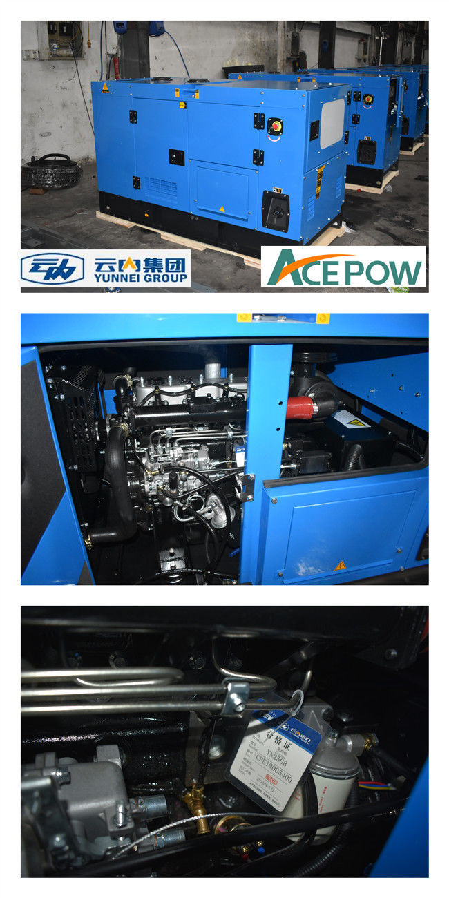 30KVA AC 4 Wire 400V Brushless Diesel Generator 0